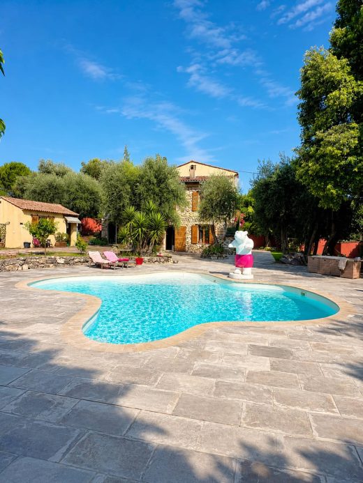 Terrasse et plage de piscine, Grasse
