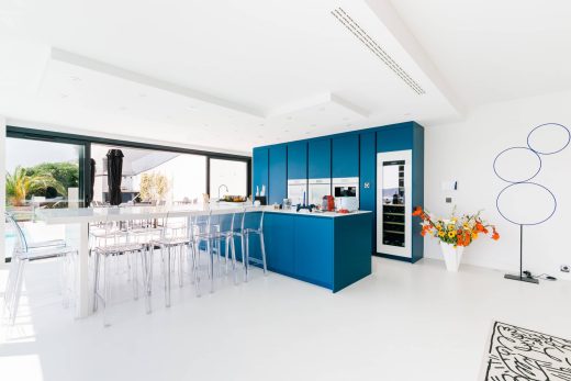 Villa à Nice, cuisine et séjour